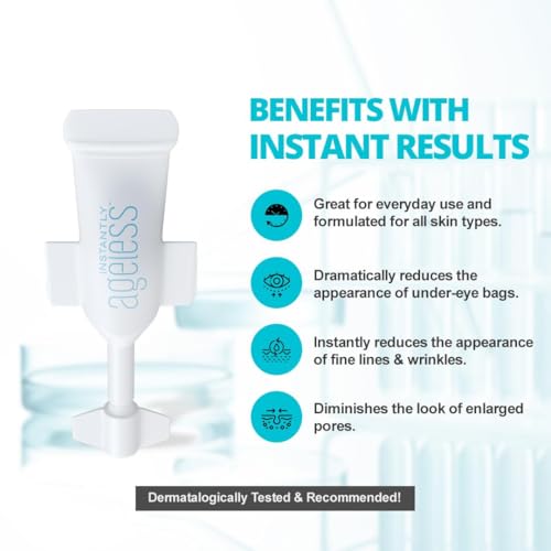Instantly Ageless Facelift 20 Vials Instant Eye Bag Remover Puffiness