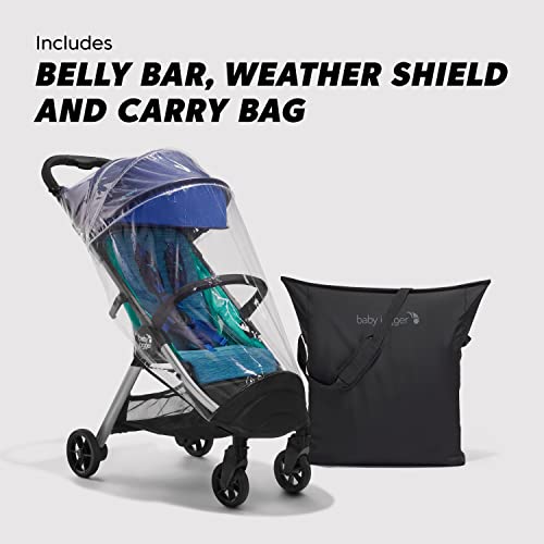 Baby Jogger® City Tour 2 Carry-On Approved Travel Stroller, Ultra-Compact Baby Stroller, Lightweight, Easy Fold, Baby Travel Essential, Pitch Black