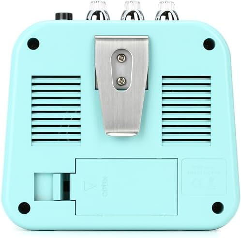 Danelectro Honeytone N-10 Guitar Mini Amp, Aqua | Includes belt clip