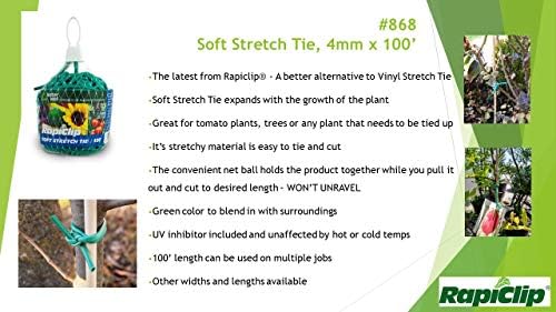 Luster Leaf 868 0868 Soft Stretch Tie, 100', Green