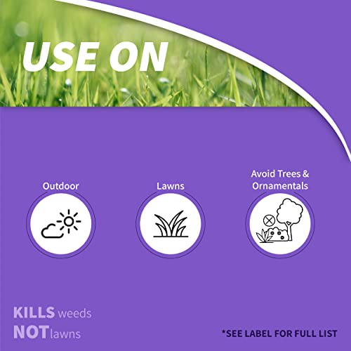 Bonide Chickweed, Clover and Oxalis Killer, 16 oz Concentrate | Controls Weeds and Roots Without Harming Lawn
