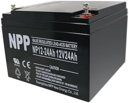 NPP NP12-18Ah 12V 18Ah (T12), 12Volt Rechargeable SLA Battery for UPS Electric Scooter, Replaces Pride Mobility Go-Go Elite Battery,UB12180 FM12180 6fm18