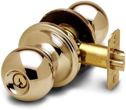 Copper Creek Privacy Interior Door Knob – ANSI Grade-3 Certified, Modern Heavy Duty Handle, Easy Install and Reversible for Bedroom, Bathroom & Closets – Satin Stainless (1 Pack)