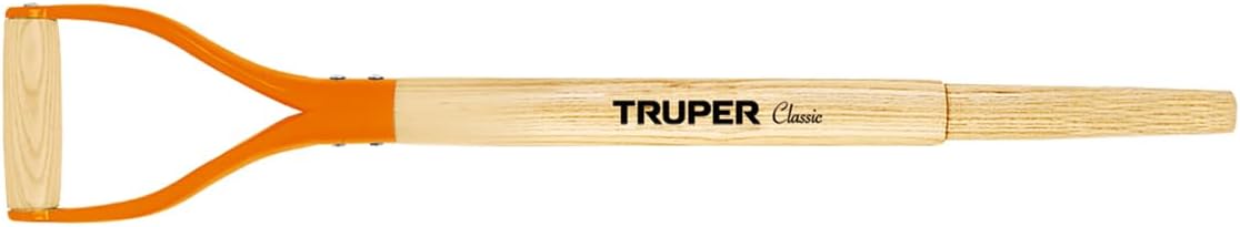 Truper Replacement Handle for Classic Shovel with Y Grip, 28-Inch Wood Handle, Anti-Rotation Fixing System (Model MG-PY / 15900)