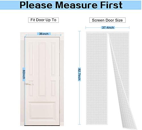 Insulated Door Curtain, Thermal Magnetic Self-Sealing Door Screen Winter Stop Draft Keep Cold Out Cover for Kitchen, Bedroom, Air Conditioner Room