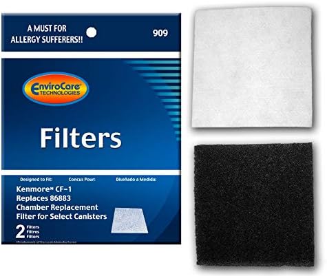 EnviroCare Replacement Vacuum Filters for Kenmore CF-1 Progressive Vacuums 2 Filters