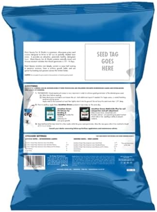 Jonathan Green 12002 Black Beauty Sun & Shade Grass Seed Mixture, 3 Lb