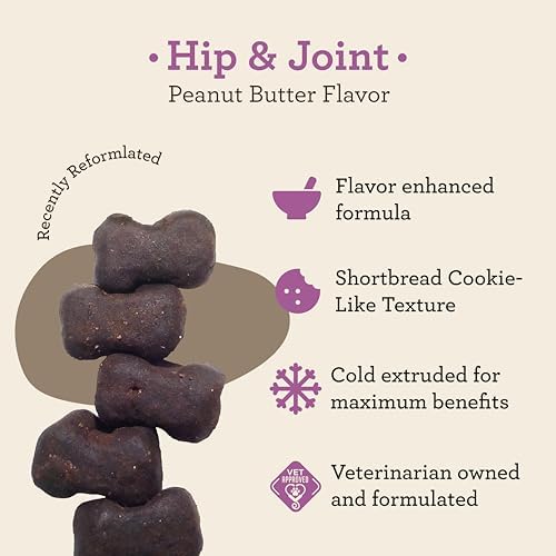 Dr. Joseph's VetPro Complete Dog Hip & Joint Wellness Supplement – High-Strength Glucosamine, MSM, Omega & Chondroitin Chews and Breeds – Vet Formulated Chicken Dog Treat - 120 Count