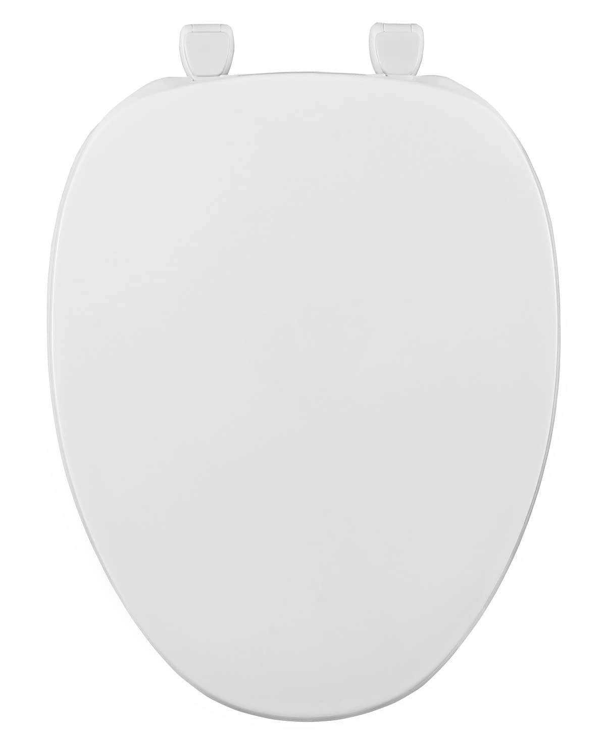 Centoco Toilet Seat Elongated, Residential, Top Mount Plastic Hinge, Black | Plastic, Closed Front, Cover, Made in the USA, 600-407