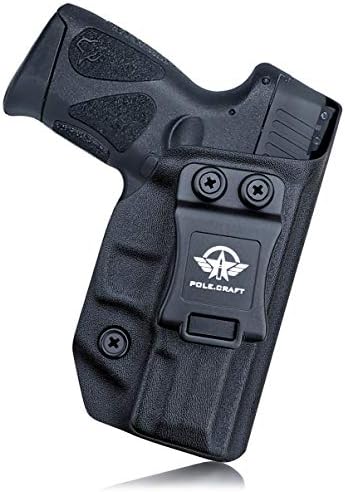 Taurus G2C Holster IWB Kydex for Taurus G2C 9mm & Millennium PT111 G2 / PT140 Pistol - Inside Waistband - Adj. Cant Retention - Cover Mag-Buttom