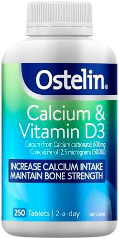 Ostelin Vitamin D Plus Calcium x 250 Tablets