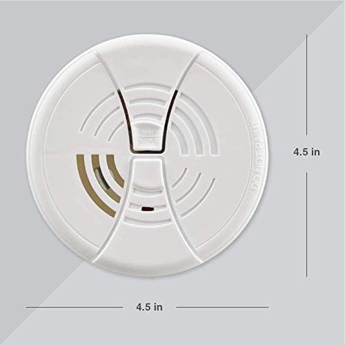 FIRST ALERT BRK FG250B Dual Ionization Smoke Alarm with 9-Volt Battery, 1", White