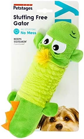 Petstages Stuffing-Free Lil' Squeak Monkey Plush Dog Toy, Small