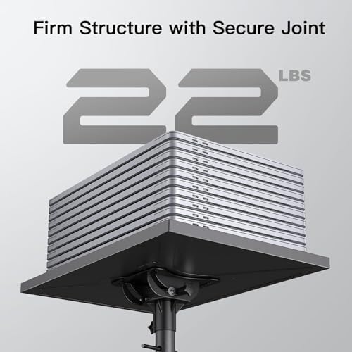 AMADA Projector Stand, Laptop Stand with Adjustable Height 22 to 36 inch, Heavy Duty Projector Mount as DJ Racks, Portable Projector Tripod Stand