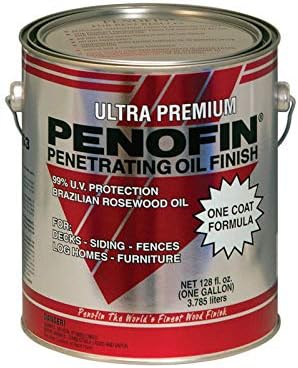 Penofin 1817683 Ultra Premium Transparent Hickory Oil-Based Wood Stain44; 1 gal - Case of 4