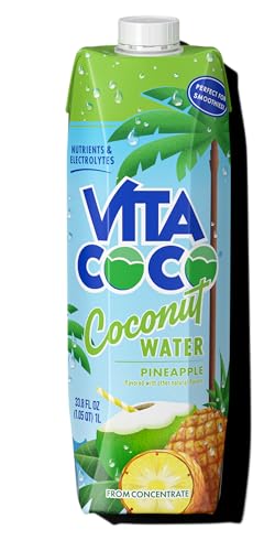 Vita Coco, Coconut Water Pineapple, 33.8 Fl Oz
