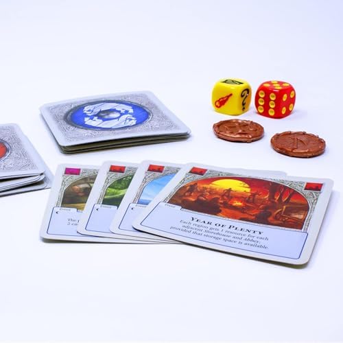 CATAN Rivals for CATAN Card Game - Build, Trade and Conquer! Strategy Game, Family Fun for Kids and Adults, Ages 10+, 2 Players
