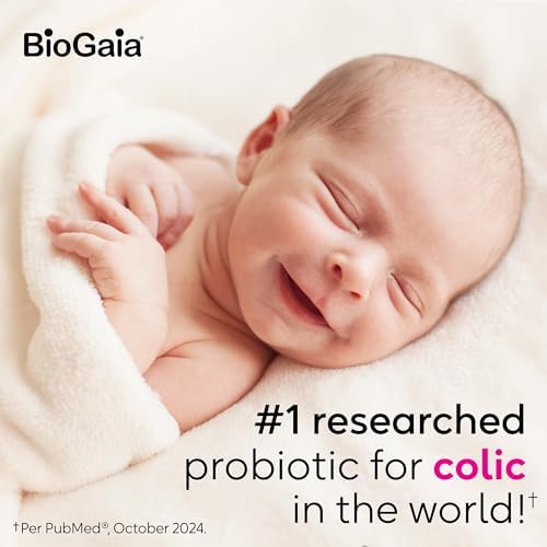 BioGaia Baby Probiotic Drops | Colic & Gas Relief | Safe for Newborns | Pediatrician-recommended | Ease Crying, Fussing, Colic, Gas