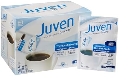 Medline Juven Powder Nutritional Supplement (Unflavored, Packaging), 0.81 Ounce each, 30 Count (Pack of 1)