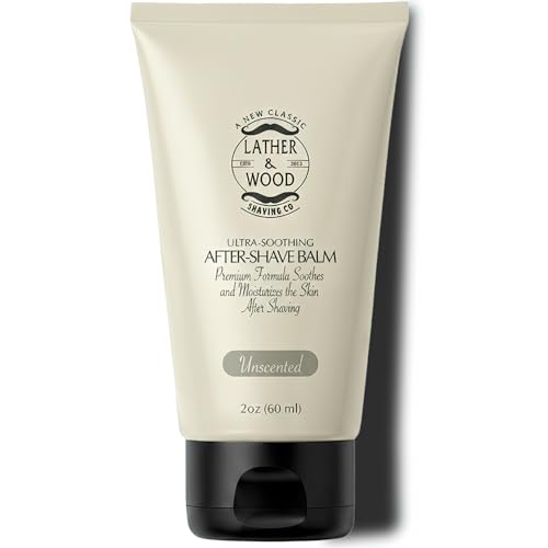 Best After-shave Balm, Sandalwood Scent, Premium Aftershave Lotion, Soothes and Moisturizes Face after shaving, Does Not Dry The Skin, Eliminates Razor Burn For A Silky Smooth Finish …