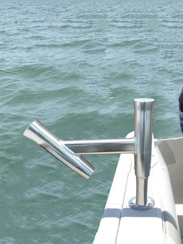 Brocraft Aluminum Rod Rigger/Boat Trolling Rod Holder & Fishing Outrigger Spreader for Multiple Rods