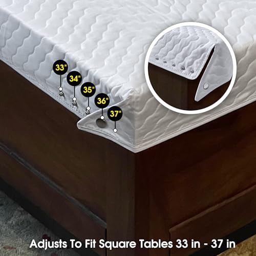 34" Square Card Table Cover