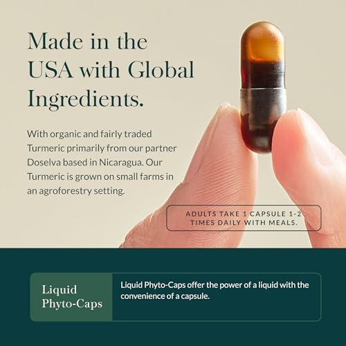 Gaia Herbs Turmeric Supreme Extra Strength - Helps Reduce Occasional Discomfort from Normal Wear & Tear*- 616 mg Organic Turmeric Curcumin Supplement with Black Pepper- 120 Vegan Liquid Phyto-Capsules