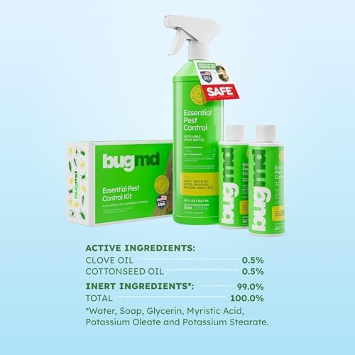 BugMD Ant Killer and Bug Spray Concentrate - Plant-Powered (3.7 oz)