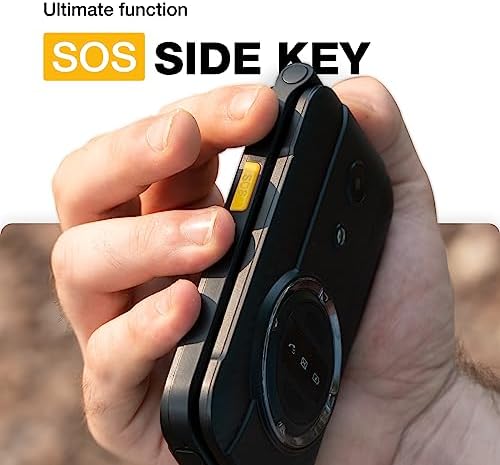 AGM M8 Rugged Basic Flip Phone, 4G Feature Cell Phone, Simple Mobile Phones, Waterproof | Drop-Proof, SOS Side Key, Speed Dial, 104dB Powerful Speaker