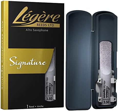 Légère Reeds - Alto Saxophone Reed, Signature, Strength 2.50 (ASG2.50) - Premium Synthetic Woodwind Reed