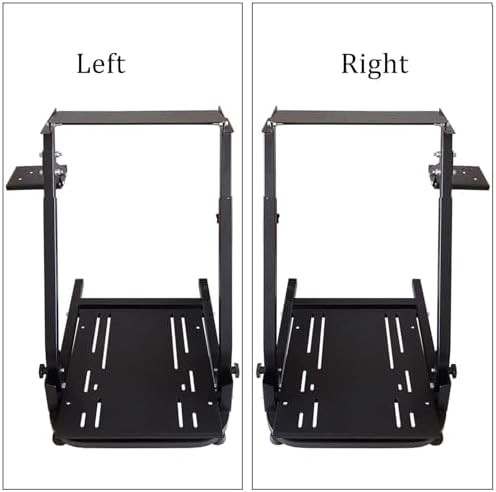Racing Wheel Stand, Height Adjustable & Foldable Steering Wheal Stand Compatible with Logitech G25,G27,G29,G920 Gaming Cockpit