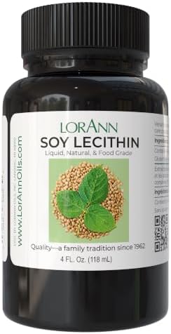 LorAnn Natural Liquid Soy Lecithin, 4 Ounce