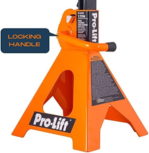 Pro-LifT T-6903D Double Pin Jack Stands - 3 Ton