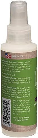 Buddy Splash Spritzer & Conditioner for Dog Grooming, Lavender & Mint, 4 Oz. Bottle