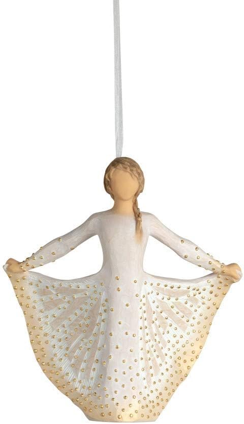 Willow Tree Abundance Hanging Ornament, Sculpted Hand-Painted Figure | Cast from a Susan Lordi Original Carving, Meaningful Gift for Any Occasion, Ready to Hang, Collectible Resin Keepsake