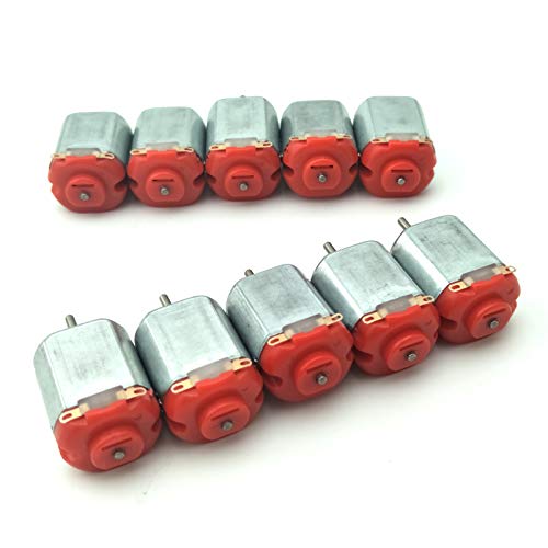 10pcs Micro 130 DC Motor Strong Magnetic Brushed Electric DC 3V -12V 25000 RPM Cars Toys Electric Motor