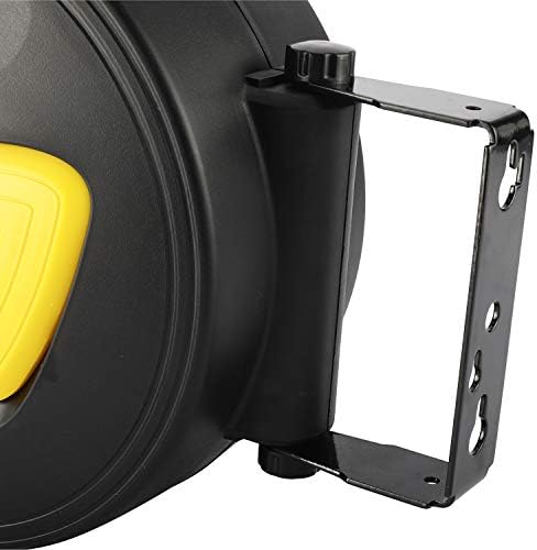 Retractable Air Hose Reel 5/16 in. x 33' ft Hose Wall Mount Tool 180 Degree Rotation