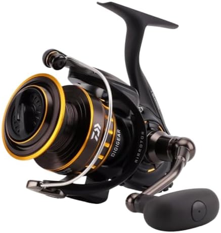 Daiwa BG Saltwater Spinning Reel, Black/Gold
