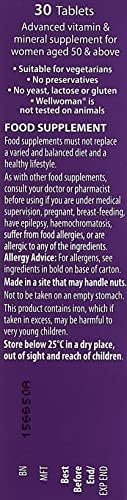 Wellwoman Vitabiotics 50+ 30 Tablets