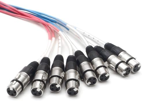 Seismic Audio SARLX-8x100 100-Feet 8-Channel XLR Snake Cable for Live, Recording, Studios, Gigs