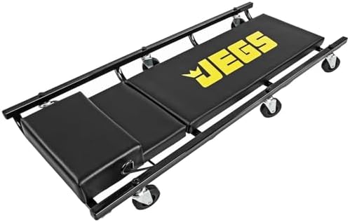 JEGS Creeper and Mechanic Seat Set Memory Foam Padding | Mechanic Creeper & Seat Set for supporting the driver or passenger in the vehicle