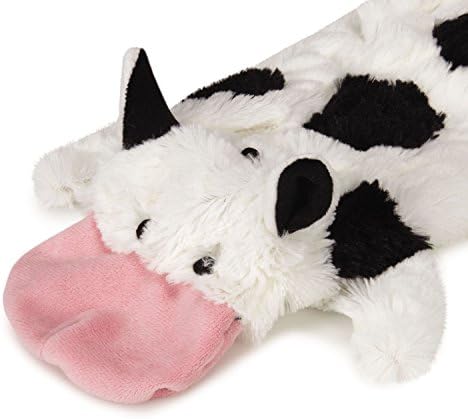Grriggles US5460 14 14 Farm Friend Unstuffies Dog Squeak Toy, Small Cow