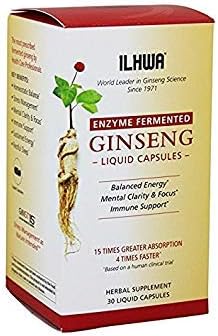 Enzyme Fermented Ginseng, 30 liquid capsules