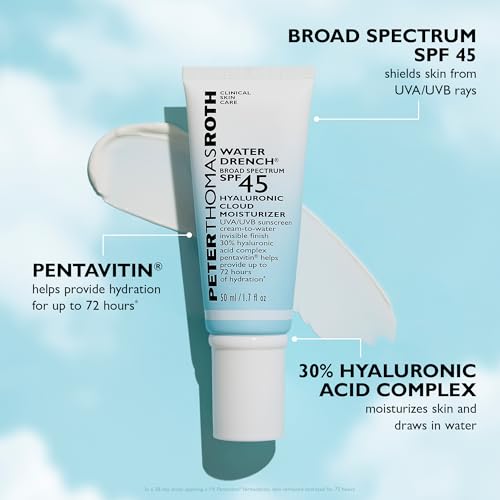 Peter Thomas Roth | Water Drench® Broad Spectrum SPF 45 Hyaluronic Cloud Moisturizer