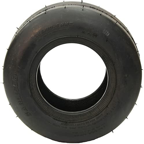 Carlisle Smooth Lawn & Garden Tire - 20X10-10 | Lawn Mower & Garden Tractor All Season Traction 73A3 Rated 2 Ply Bias Construction Black Sidewall Tire