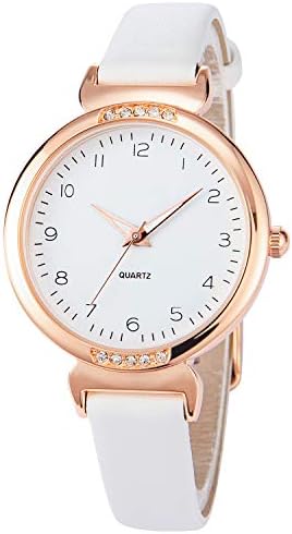 NUOVO Women's Silicone Sports Watch - Crystal Accented Leather Strap Analog Display