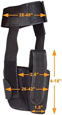 UTG Concealed Ankle Holster, Black