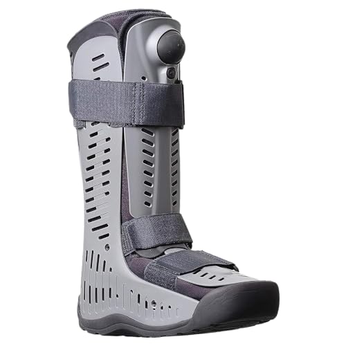 Ossur Rebound Air Walker Boot with Compression Adjustable Comfortable Straps & Air Pump Rocker Bottom | For Ankle Sprains, Stable Fractures, Tendon Sprains & Post-Operative Rehab | (Low Top, Small)