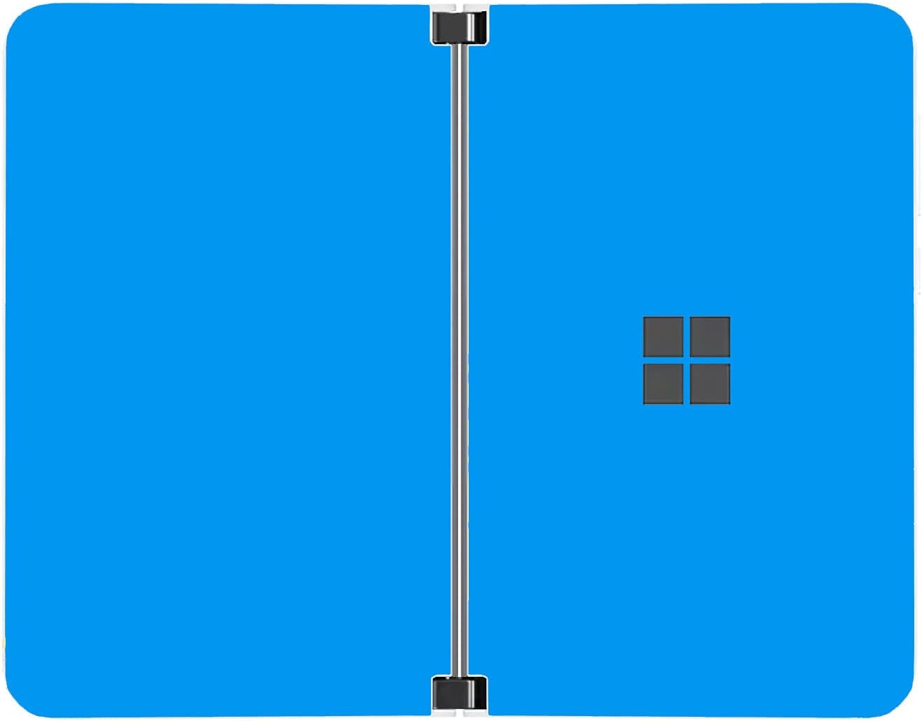 SopiGuard Sticker for Surface Duo Phone Edge-to-Edge Precision Vinyl Skin Wrap (Leather Textured)