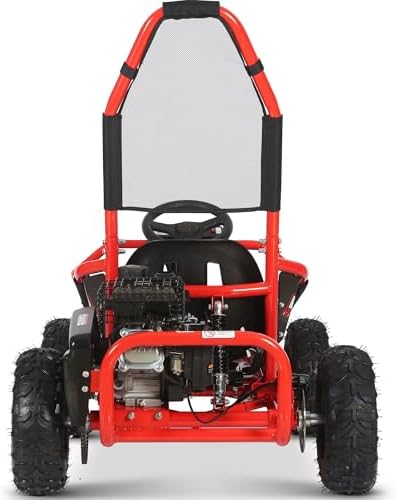 MotoTec Mud 98cc Go Kart Full Suspension Blue